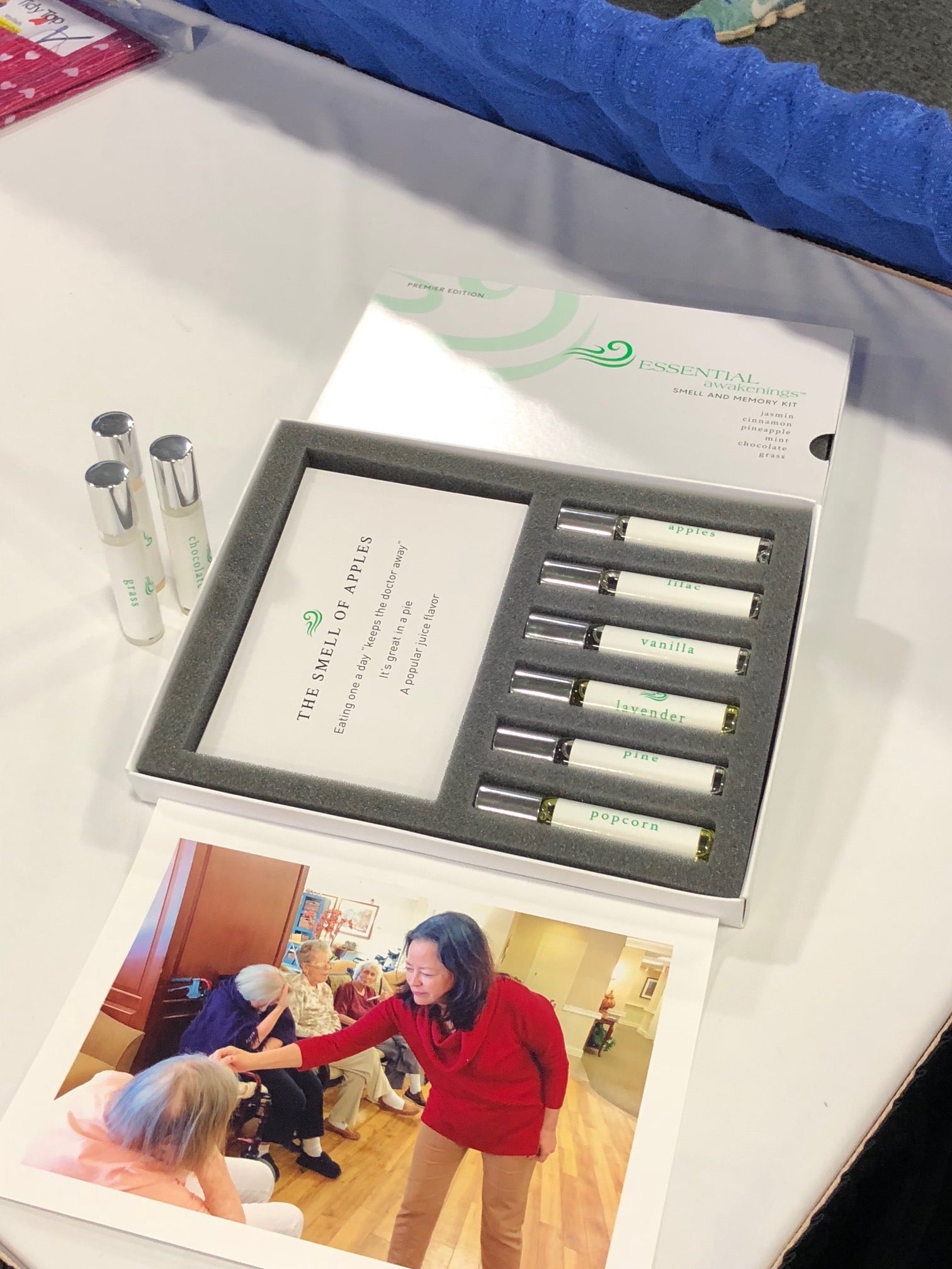Display of Essential Awakenings™ Smell and Memory Kits at the AOTA 2018 Conference in Salt Lake City
